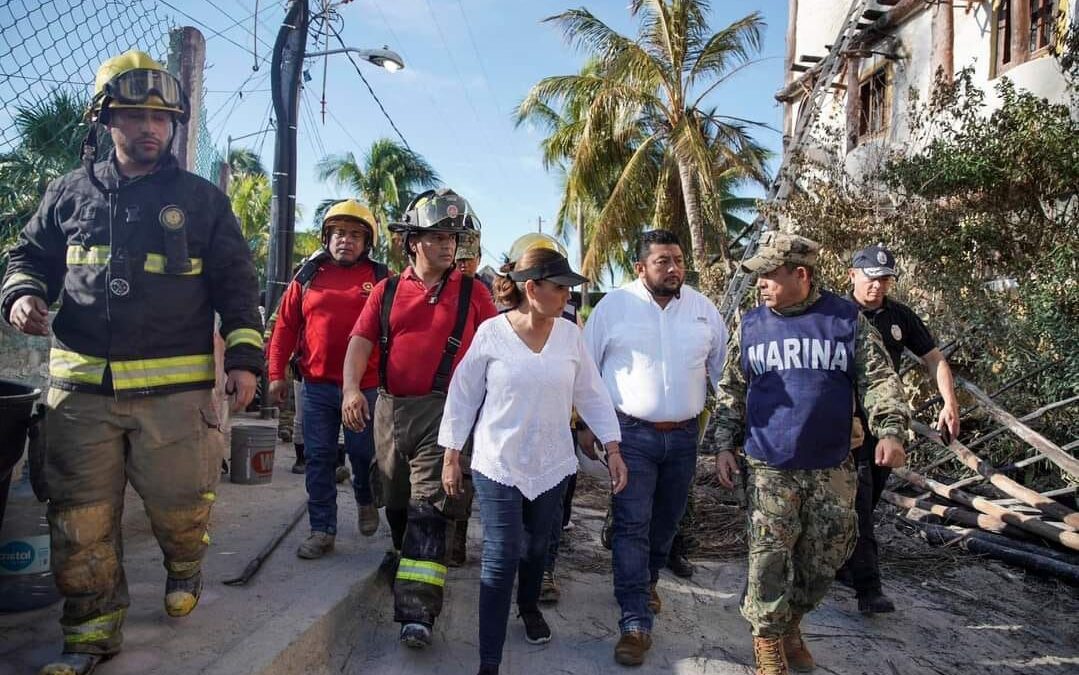 Incendio en Holbox: Más de 60 cuartos hoteleros se perdieron por el fuego