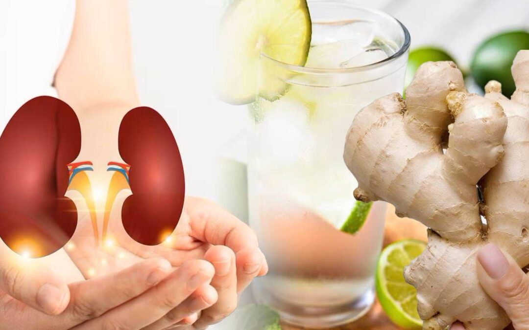 ¿Cuál es el efecto del agua de limón con jengibre en los riñones?