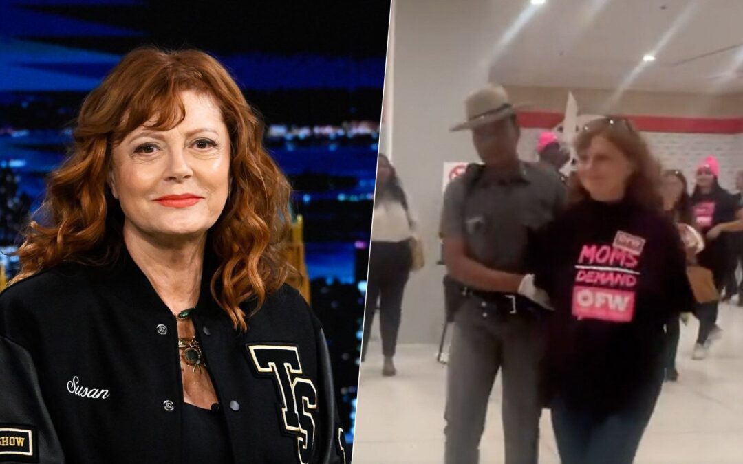 Detuvieron a Susan Sarandon en medio de una protesta en NY: ¿Cuál fue el motivo?