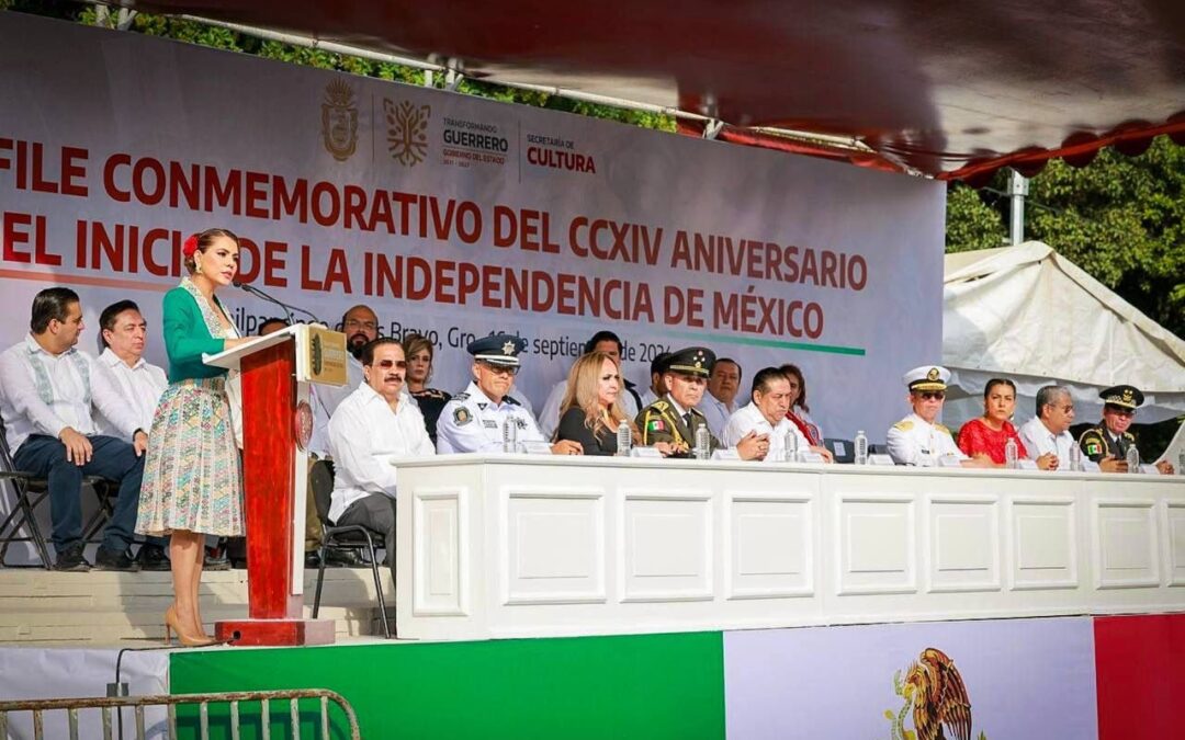 Evelyn Salgado conmemora el 214 Aniversario del Inicio de la Independencia