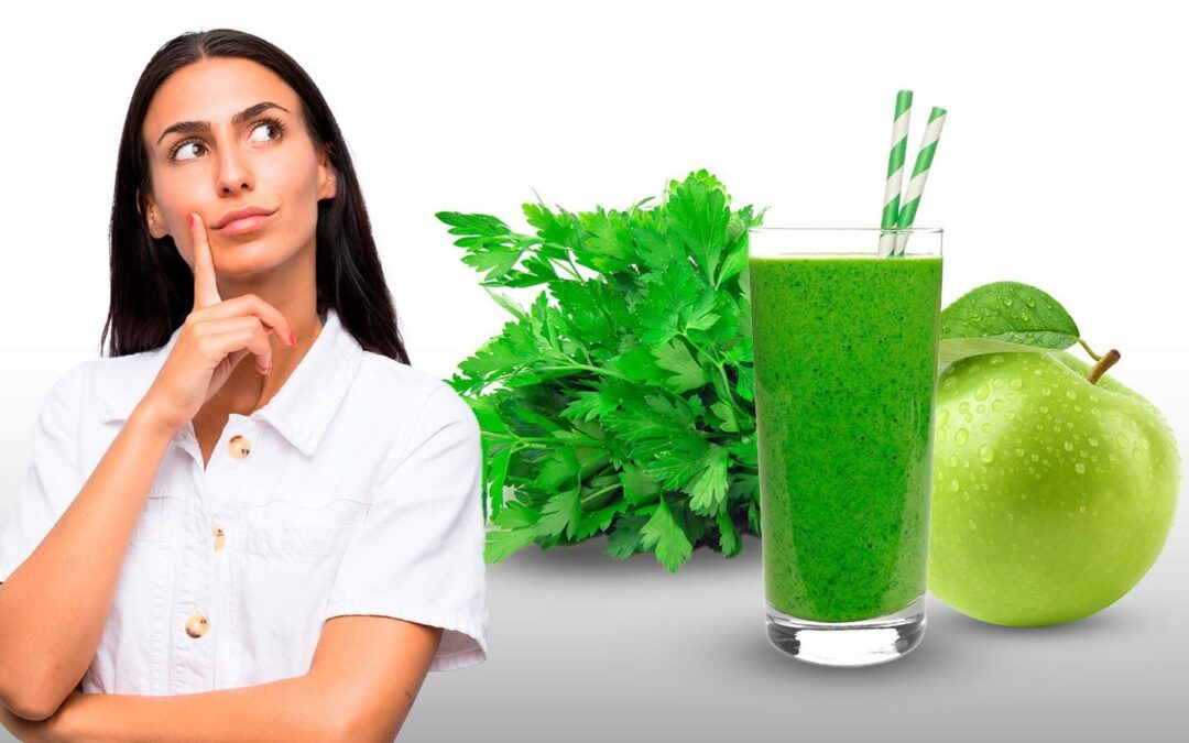 ¿Cuáles son los beneficios del jugo de perejil con manzana?