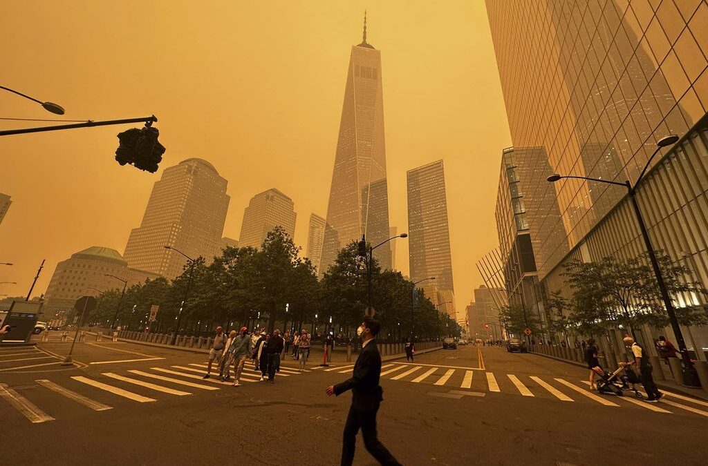 Nueva York 2049: Suspenden clases presenciales por mala calidad del aire