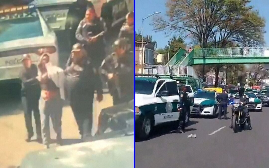 Operativo en Coapa desata balacera entre policías y delincuentes (VIDEOS)