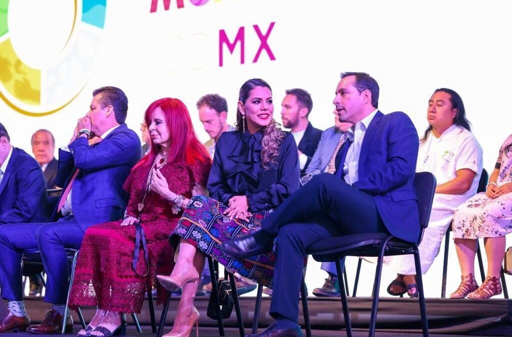Evelyn Salgado asiste a la inauguración de la 47 Edición del Tianguis Turístico en la CDMX