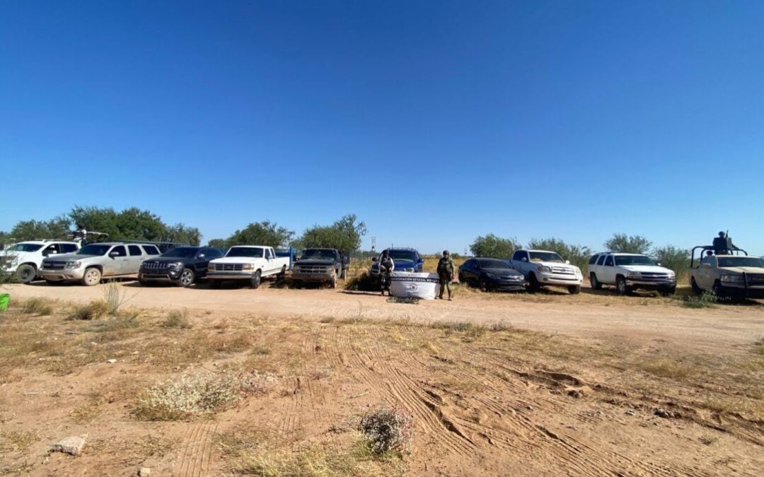 Semana de ‘terror’ en Sonora. Aseguran armamento, explosivos y drones en Caborca