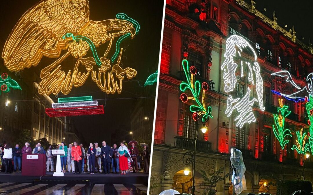 ¡Viva México! Así se vivió el alumbrado oficial del decorativo del Grito de Independencia 2022