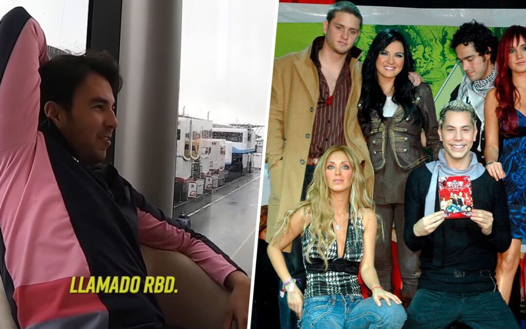 RBD, el ‘gusto culposo’ de ‘Checo’ Pérez en la música; ‘Fue famoso en su tiempo’