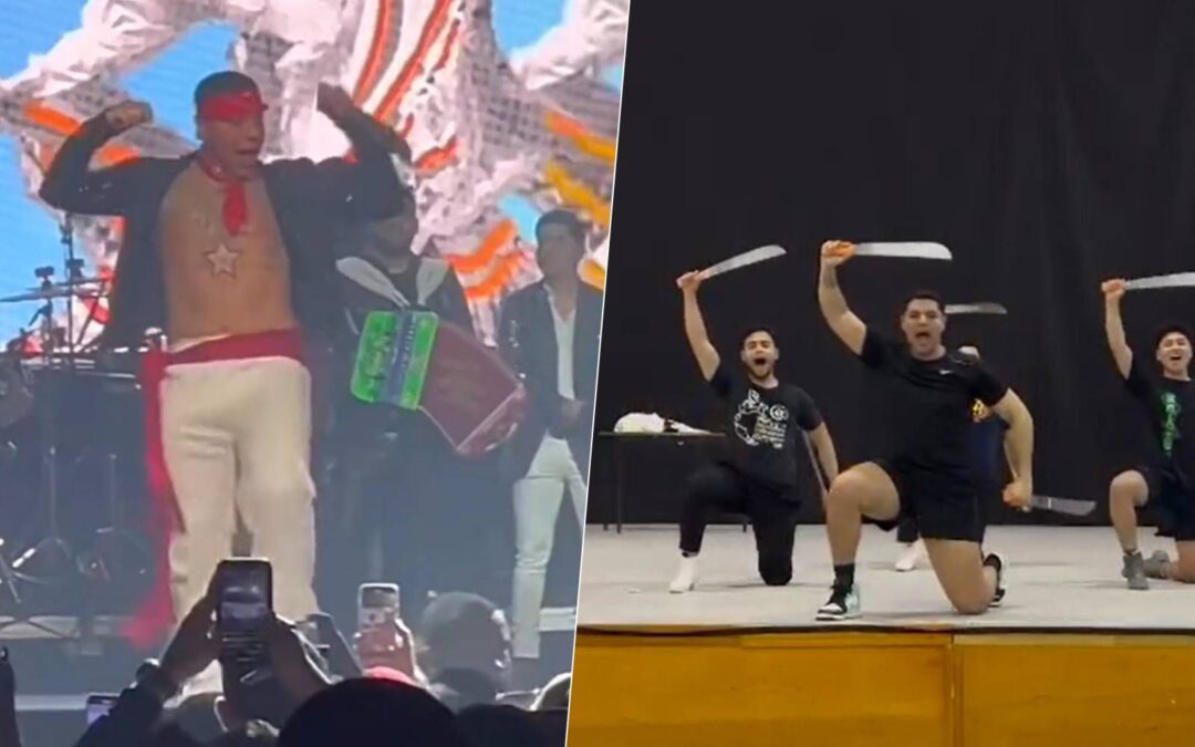 Eduin Caz sufre accidente con machetes en pleno concierto: ‘Traigo una cortadona’