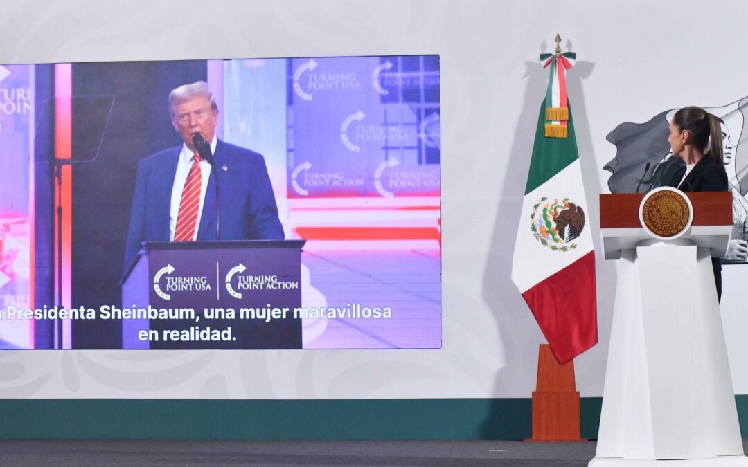 “Balazos en los pies”: diálogo entre Claudia y Trump
