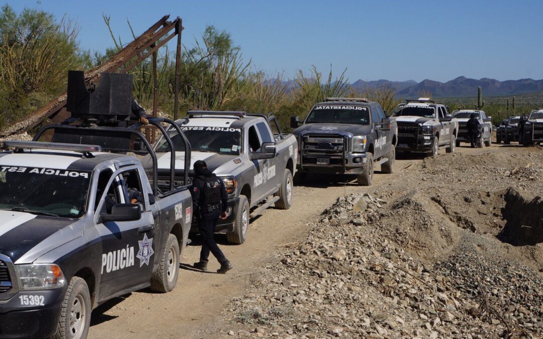 Hallan mina de oro clandestina en Pitiquito, Sonora; Seguridad y Marina detienen a 8 personas