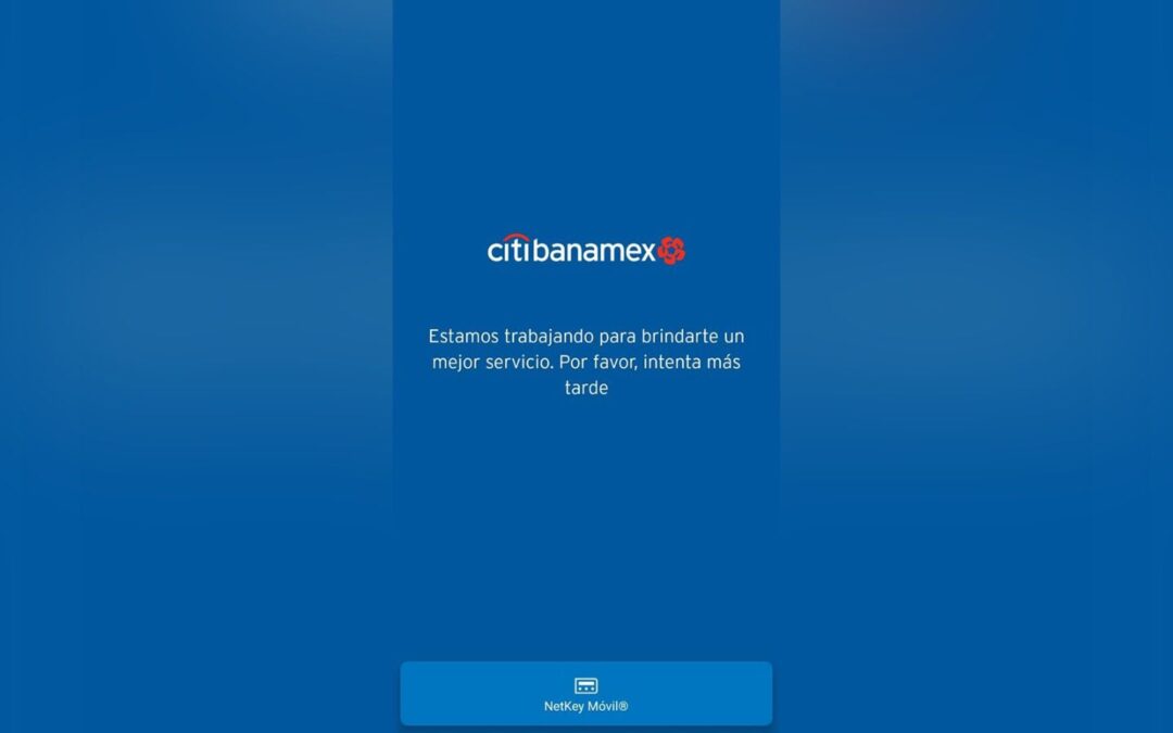 Otra vez Citibanamex: reportan fallas en la app en quincena