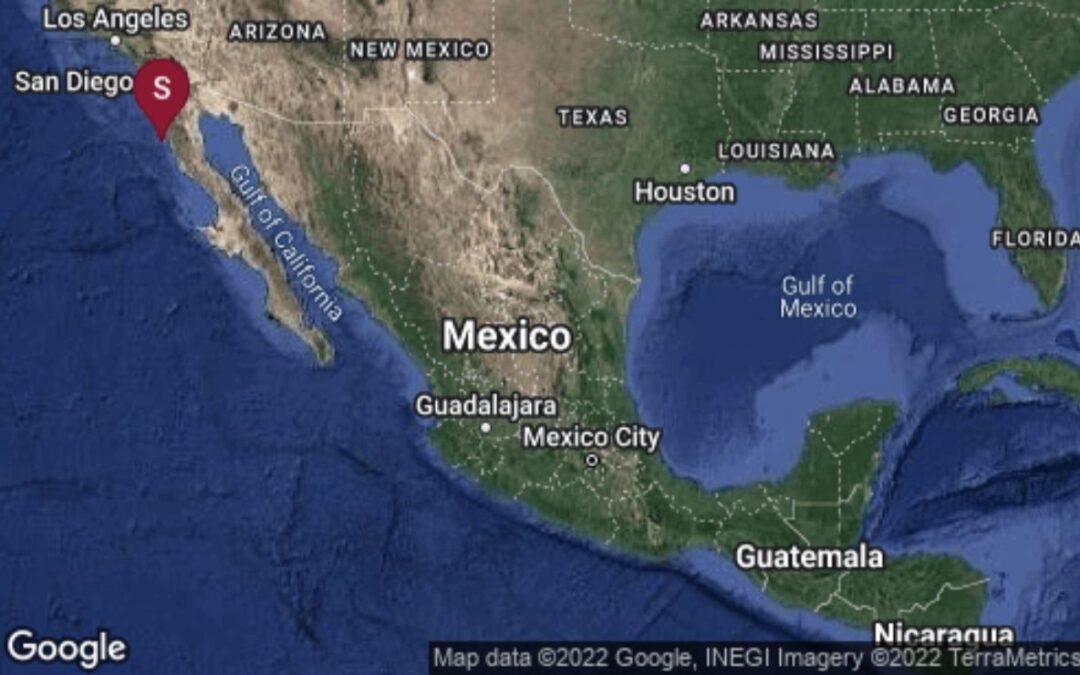 Se registra sismo de 6.2 en Vicente Guerrero, Baja California