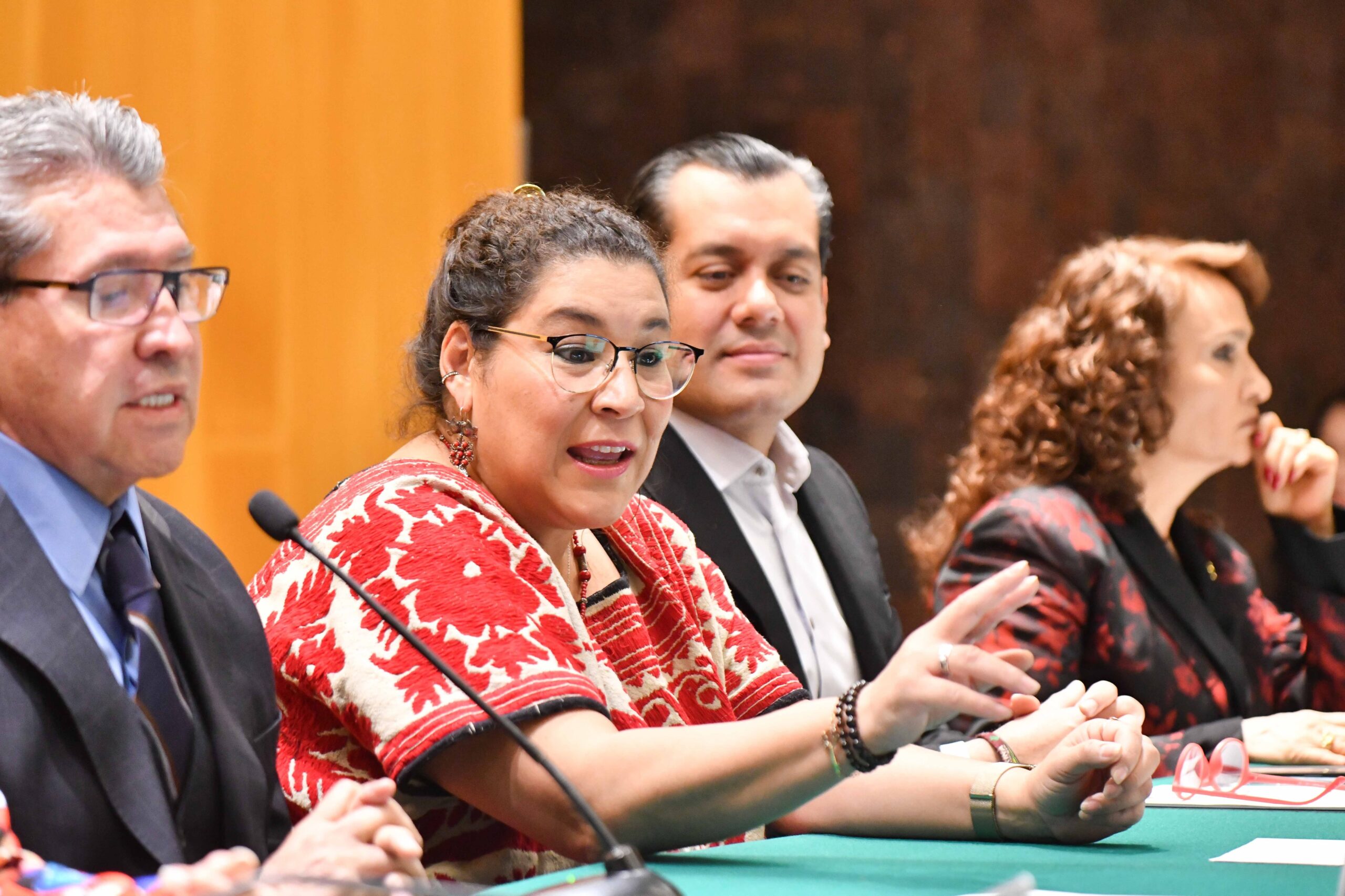 Ministras afines a la ‘4T’ acuden a San Lázaro a promover elección judicial