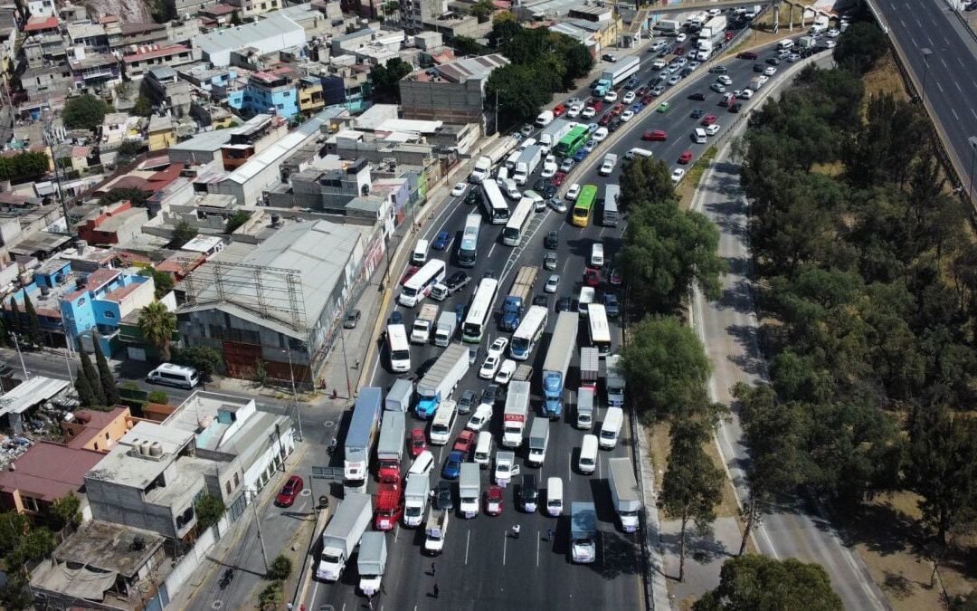 Bloqueos en la CDMX y Edomex: ¿Qué avenidas cerrarán los transportistas el viernes?