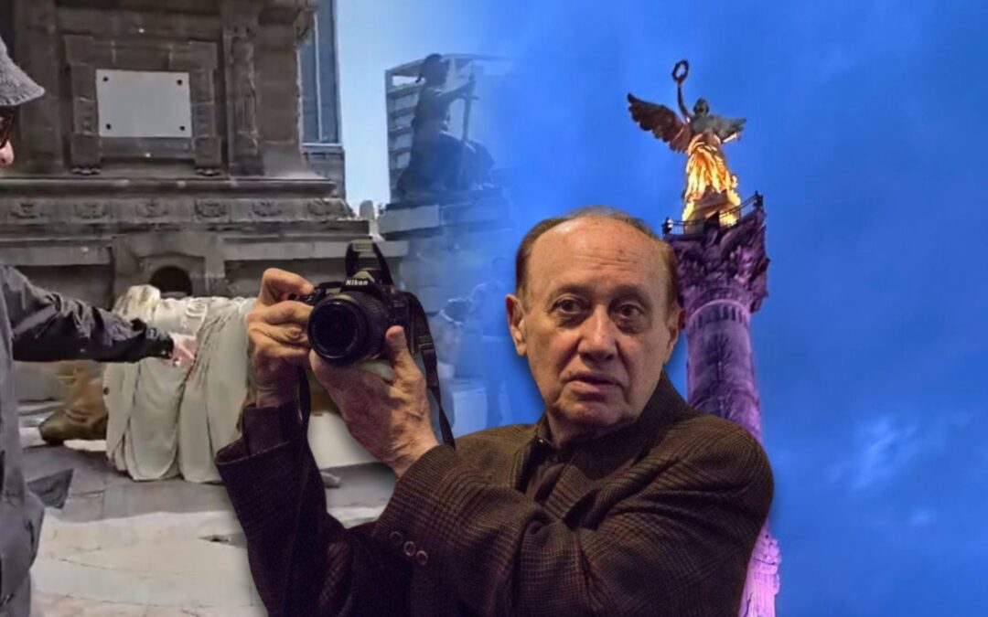 Se cae el Ángel de la Independencia: ¿Qué sabemos de ‘El hombre de la multitud’, película que graban ahí?