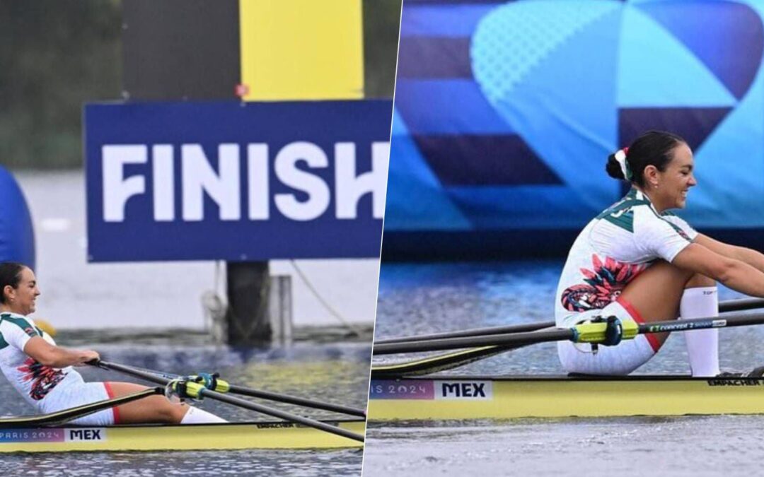 Kenia Lechuga avanza a cuartos de final de remo en París 2024