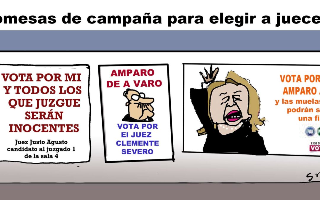 Promesas de campaña para elegir a jueces