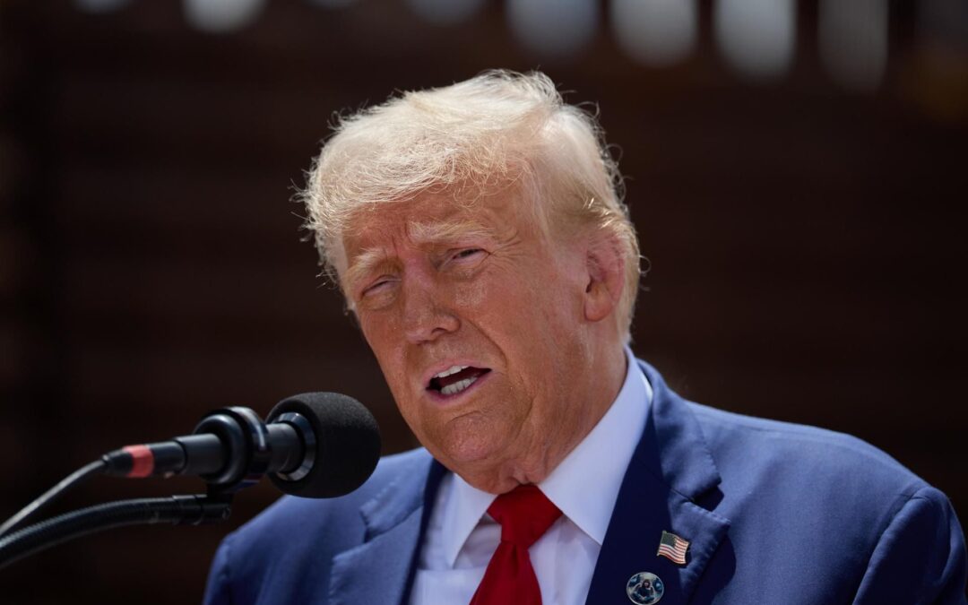 Trump ‘ataca’ a Kamala Harris durante su discurso como candidata a la Presidencia: Esto dijo
