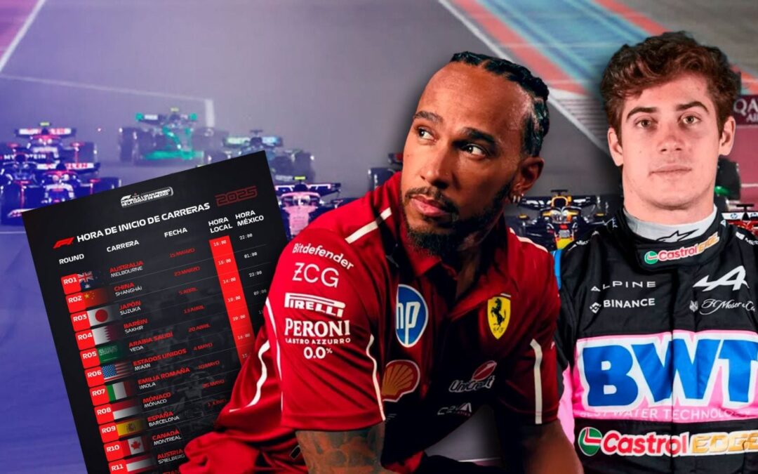 F1 2025: Calendario, pilotos, horarios en México y todo lo que debes saber