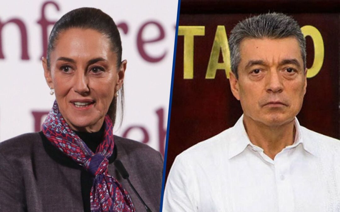 Sheinbaum defiende a Rutilio Escandón y niega que tenga vínculos con el narco: ‘Es falso’