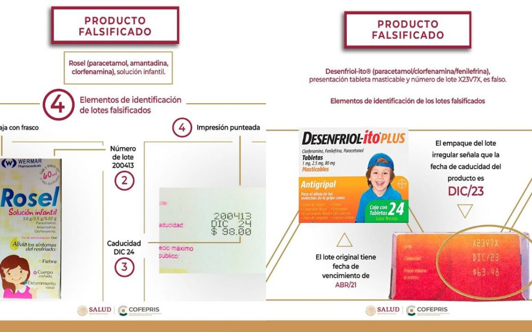 ¿Usas Desenfriolito y Rosel? ¡Cuidado! Cofepris alerta por falsificación