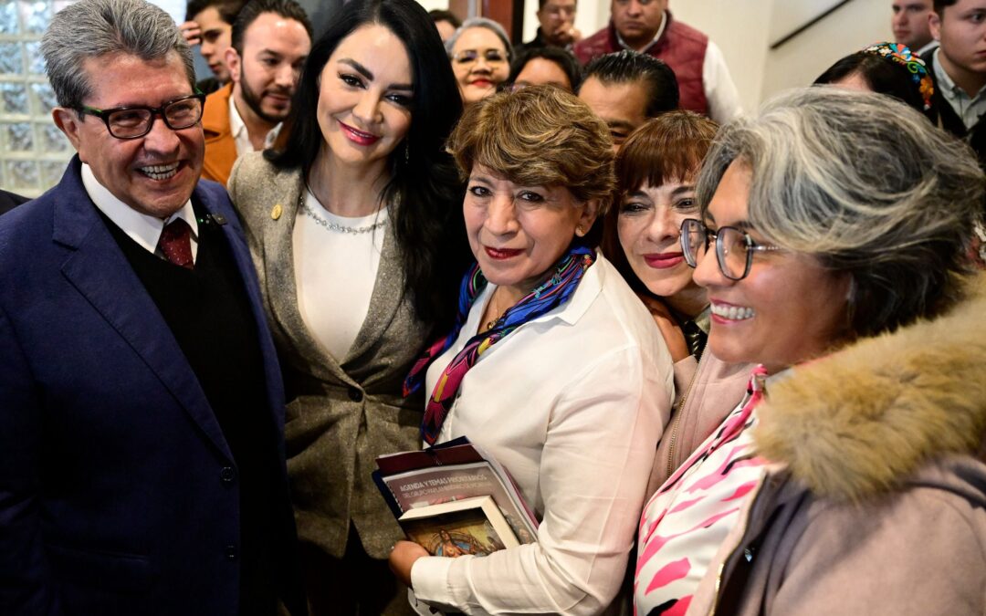 Delfina Gómez se reúne con diputados federales de Morena; impulsaran agenda legislativa para fortalecer al Edomex