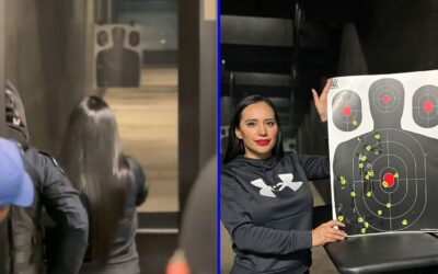 ¿Sandra Cuevas se prepara para dirigir la SSC? ‘Presume’ entrenamiento de tiro vs. delincuencia