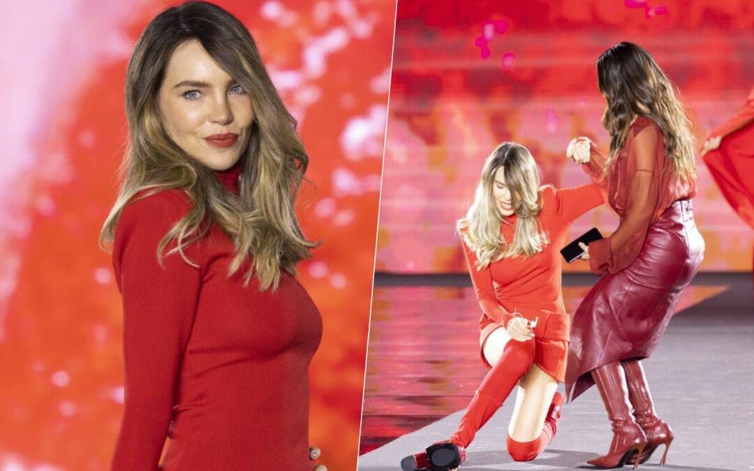 ‘Ganando como siempre’: Belinda sufre caída en París Week y Anita la rescata