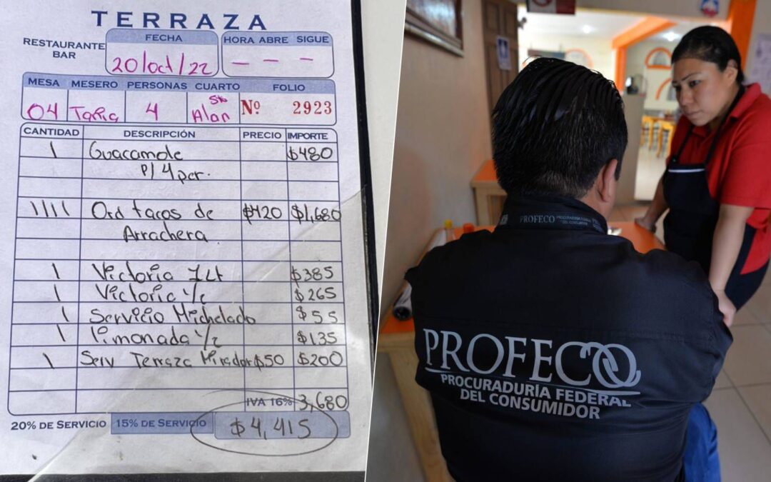 ‘Hermano, cayó la ley’: Profeco revisará restaurantes tras polémica en La Terraza del Zócalo