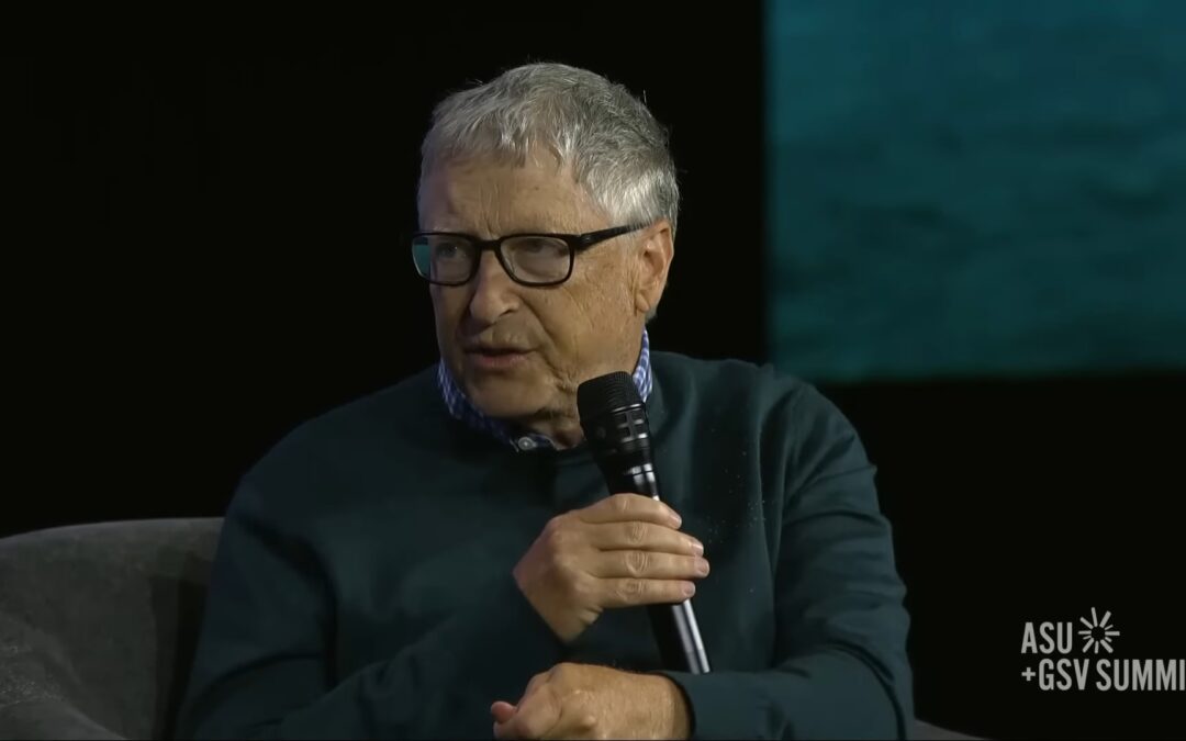 Bill Gates explica cómo la inteligencia artificial ayudará a la educación