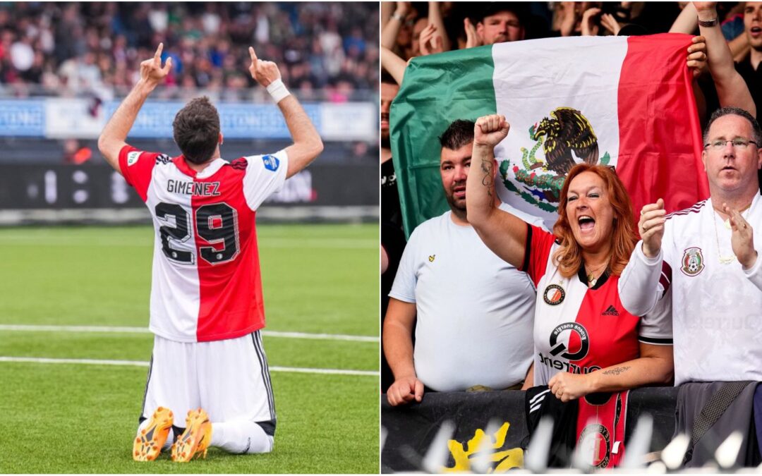Santiago Giménez supera marca de ‘Chicharito’ e iguala la de Hugo Sánchez con doblete
