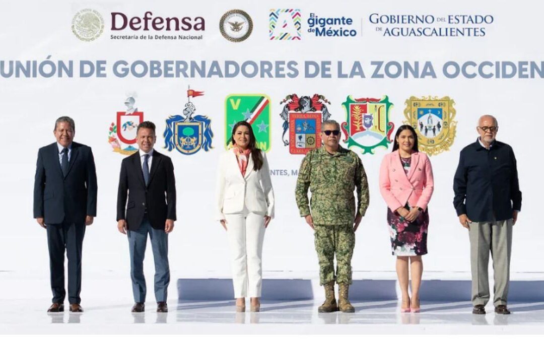 Gobernadores de Aguascalientes, Jalisco, Zacatecas, Colima y Nayarit reforzarán estrategia de seguridad
