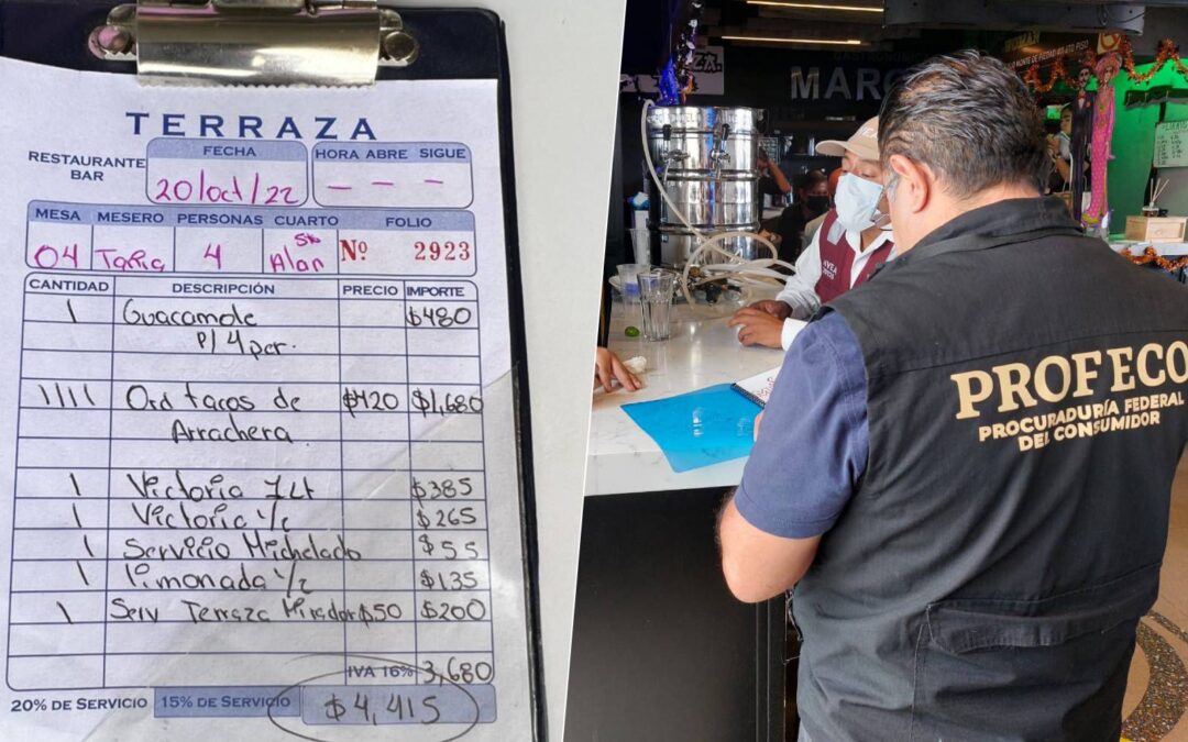 Profeco pone alto a abusos de restaurantes: ‘Saben que están seriamente vigilados’