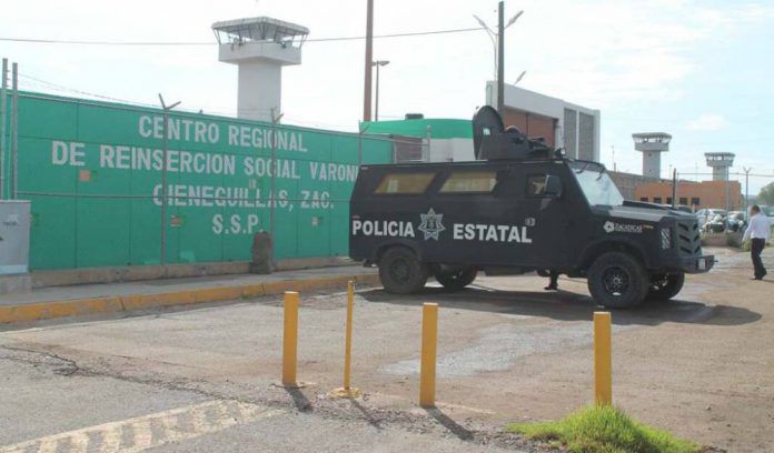 Reos que intentaron fugarse en Zacatecas irán a penales federales: Seguridad