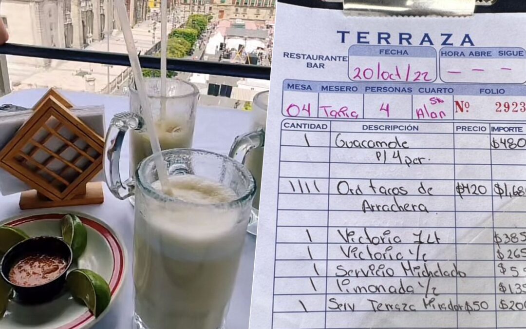 La Terraza: ¿Cuánto cuesta comer en el polémico restaurante del Zócalo?