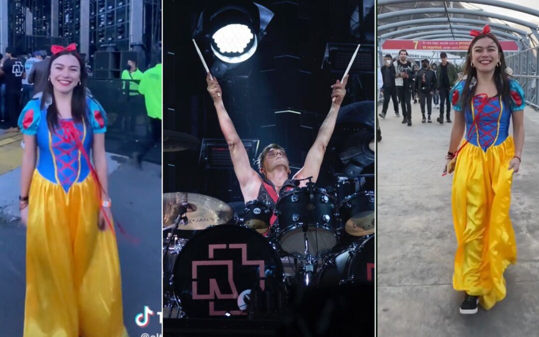 Rammstein en México: ¿Por qué una fan fue disfrazada de Blancanieves al concierto?
