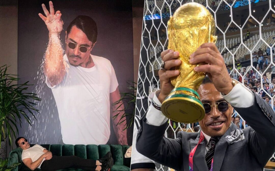 Salt Bae: La historia del polémico chef (y meme) que posó con la copa del Mundial de Qatar