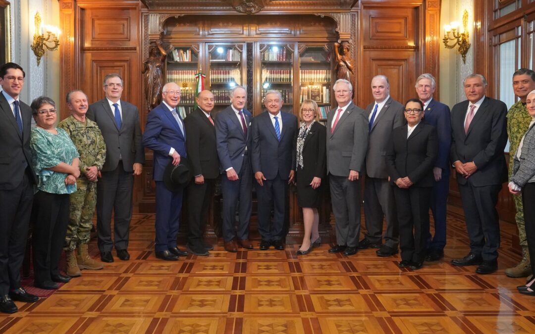 AMLO recibe a congresistas de EU en Palacio Nacional ¿De qué hablaron?
