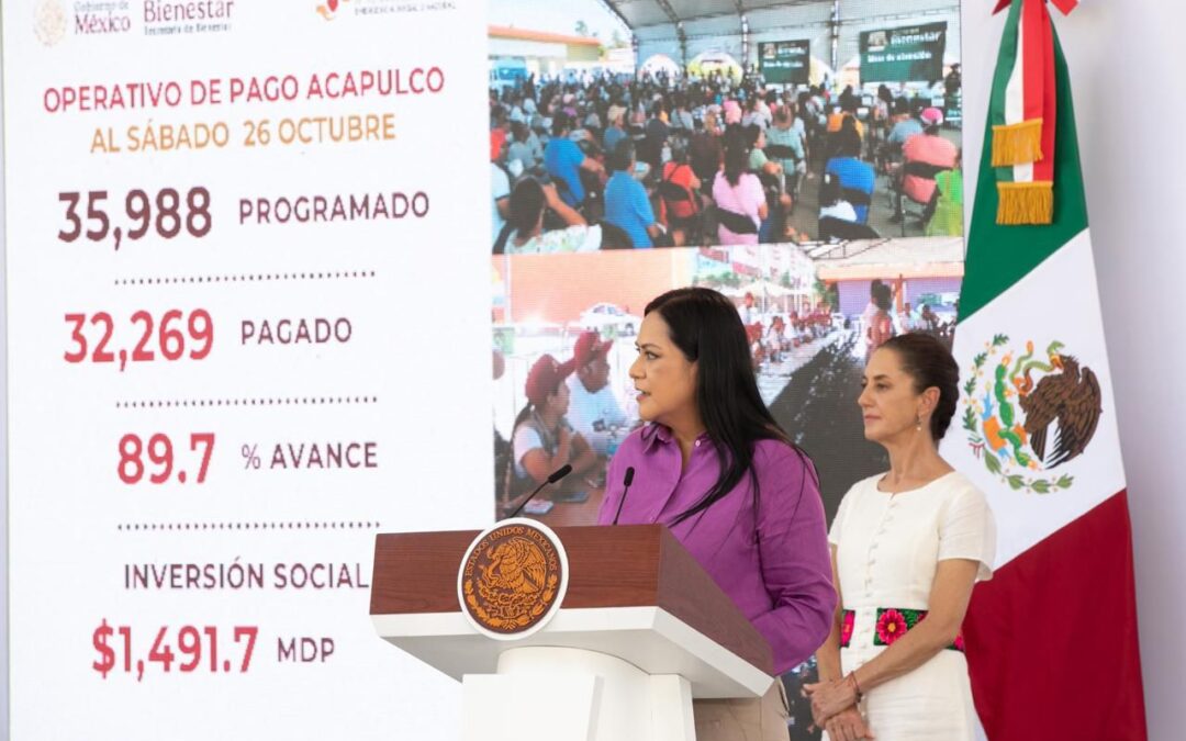 Bienestar da a conocer avances en atención a Guerrero y Oaxaca afectados por huracán John