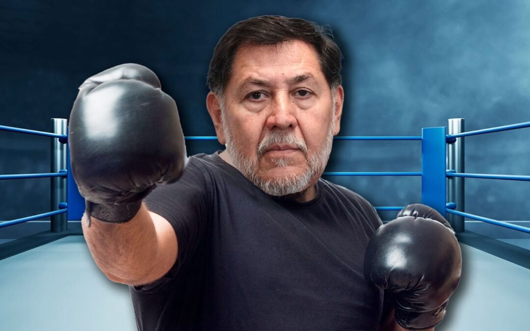Noroña se sube al ring: ‘Vamos a resolver los problemas con  guantes de box’