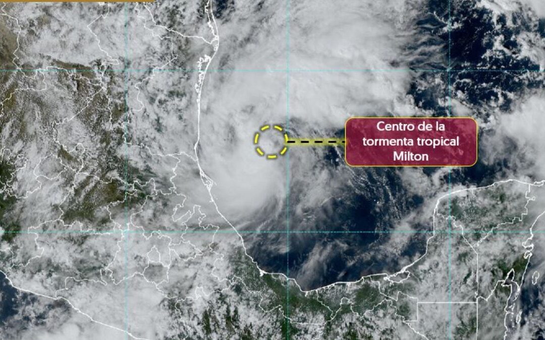 Tormenta ‘Milton’ podría fortalecerse a huracán categoría 3, advierte Conagua: ¿Qué estados afectará?