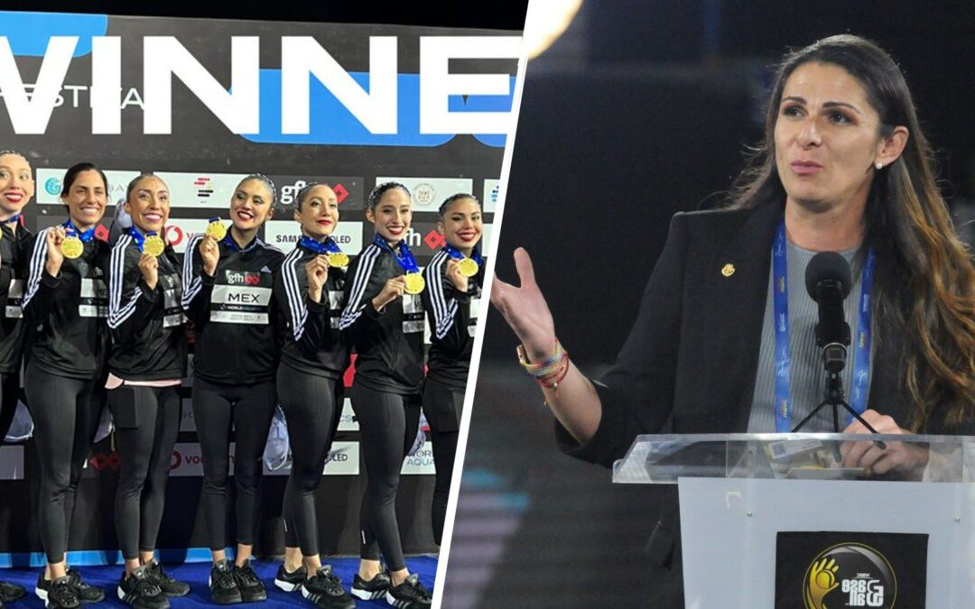 Mexicanas ganan segundo oro en Mundial de Natación Artística, ¿sin apoyo de Conade?