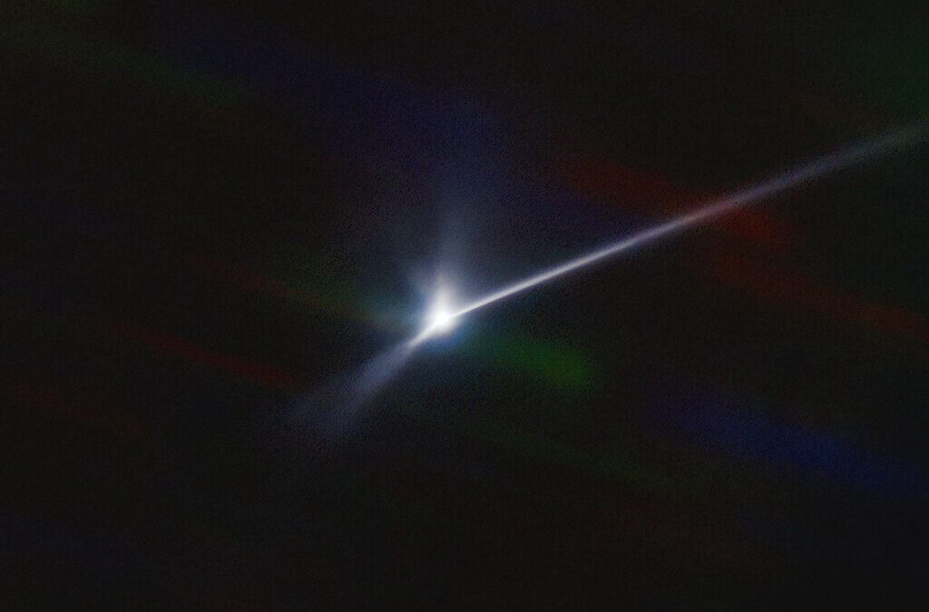 ‘Polvo eres…’ Asteroide Dimorphos, embestido por DART, deja estela de partículas cósmicas