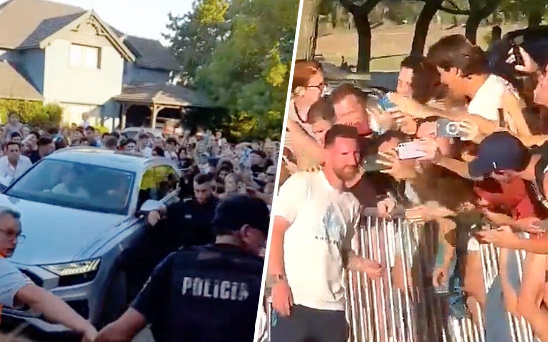 Messi recibe a aficionados en ‘La Fortaleza’; Así es su lujosa mansión en Rosario, Argentina
