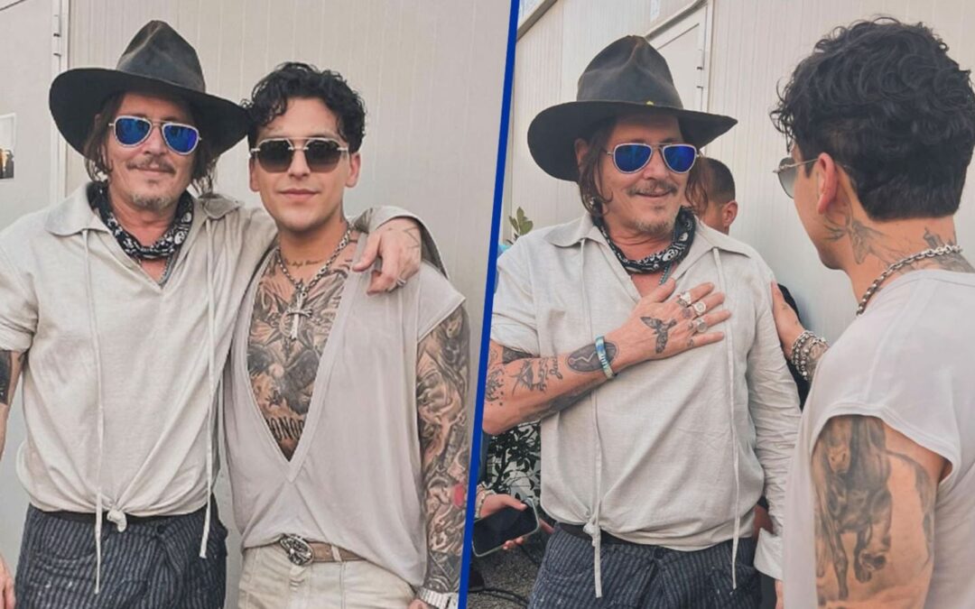 ‘Soy como tú…’: ¿Por qué Christian Nodal posó con Johnny Depp?