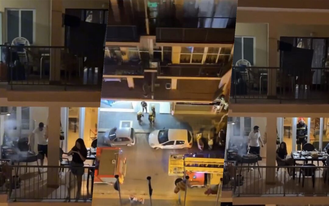 Arman ‘carnita asada’ en Europa y sus vecinos le hablan a los bomberos
