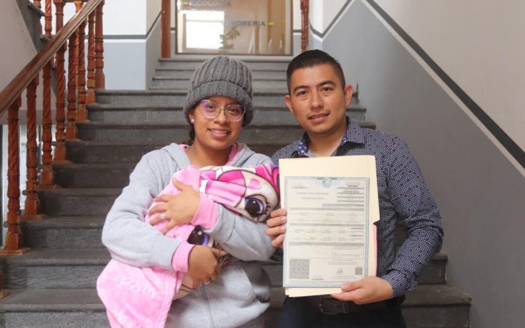 Registran a bebé, por primera vez, con el apellido materno primero en Hidalgo