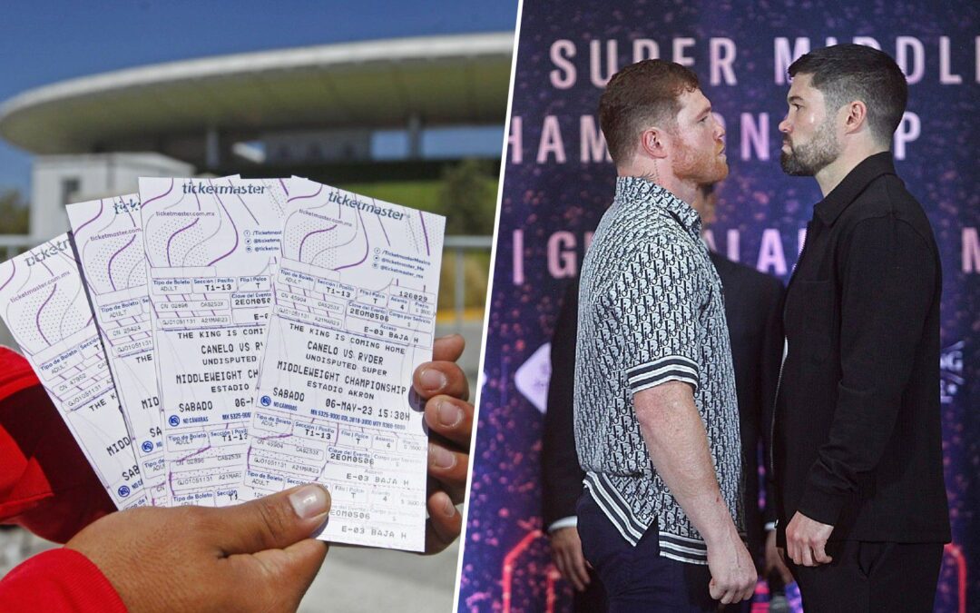 ‘Canelo’ vs. Ryder: Aún quedan boletos para la pelea y reventa los ‘rebaja’; en 90 mil el más caro