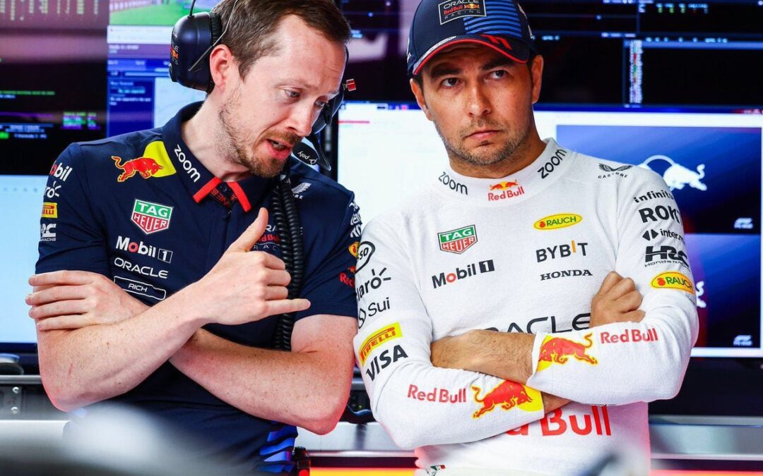 ‘Checo’ se queda sin ‘Pajarote’: ¿Quién es el nuevo ingeniero de carrera de Sergio Pérez en Red Bull?