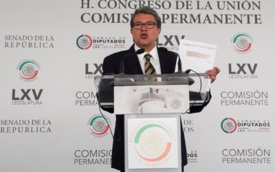 Ricardo Monreal reacciona a renuncia de Ebrard: ‘Respetamos su estrategia’